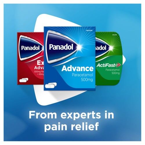 Panadol Advance Pain Killers Paracetamol 500mg Tablets thumbnail 5
