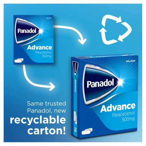 Panadol Advance Pain Killers Paracetamol 500mg Tablets thumbnail 6