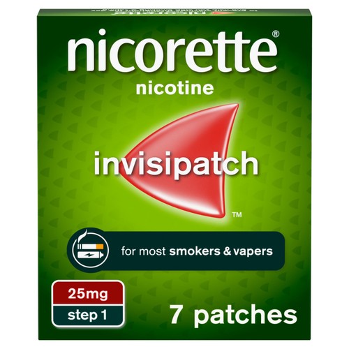Nicorette Invisi 25mg Patch (Stop Smoking Aid)