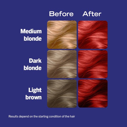 Schwarzkopf LIVE Intense Colour Permanent Red Hair Dye 035 Real Red thumbnail 3