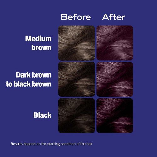 Schwarzkopf LIVE Intense Colour Permanent Purple Hair Dye 087 Mystic Violet thumbnail 4