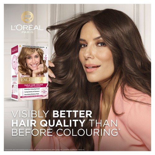 L'Oreal Paris Excellence Creme Natural Dark Blonde 7 Permanent Hair Dye thumbnail 2