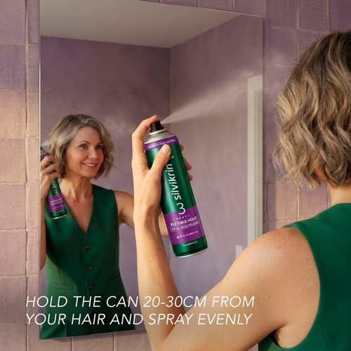 Wella Silvikrin Flexible Hold Hairspray 250ML thumbnail 3