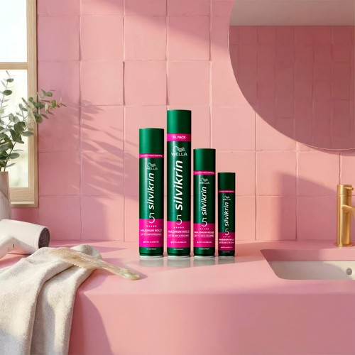 Wella Silvikrin Maximum Hold Hairspray 400ML thumbnail 5
