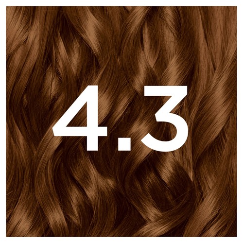 Garnier Nutrisse Dark Golden Brown 4.3 Permanent Hair Dye thumbnail 2