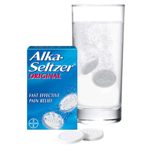 Alka-Seltzer Original Aspirin Pain Relief Soluble Tablets thumbnail 3