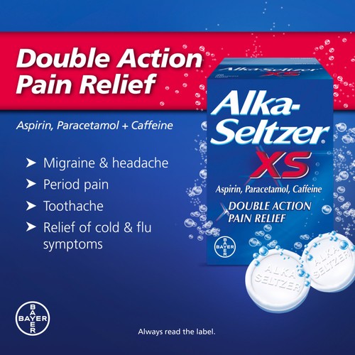 Alka Seltzer Extra Strong Pain Relief Tablets thumbnail 3