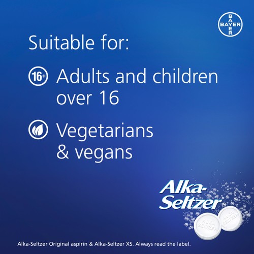 Alka Seltzer Extra Strong Pain Relief Tablets thumbnail 4