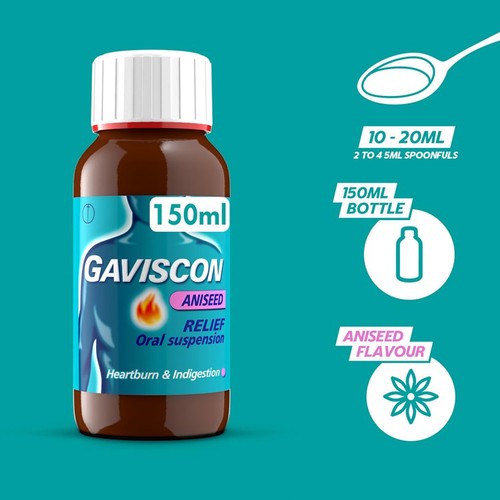 Gaviscon Original Aniseed Liquid Relief thumbnail 5
