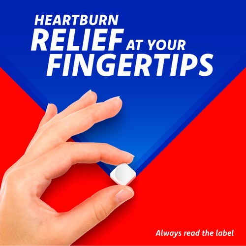 Rennie Peppermint Heartburn & Indigestion Chewable Tablets thumbnail 2