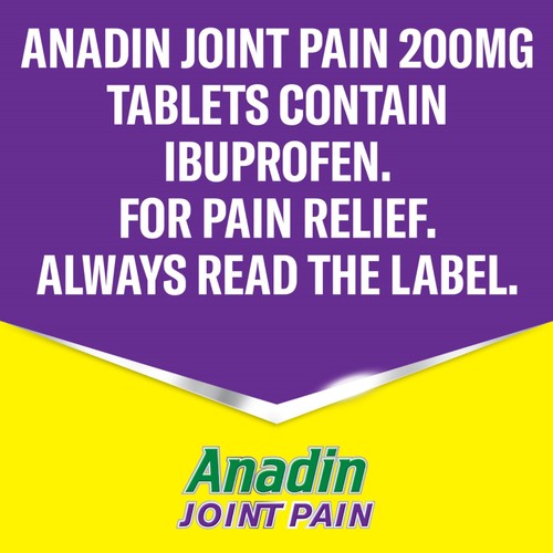 Anadin Joint Pain Relief Ibuprofen 200mg Tablets thumbnail 4