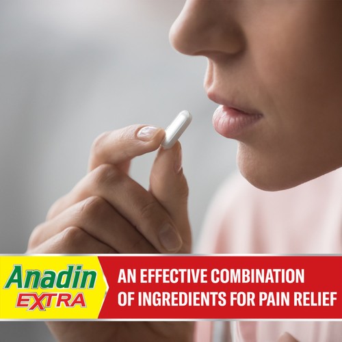 Anadin Extra Aspirin, Paracetamol, & Caffeine Caplets 16s thumbnail 6