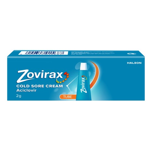 Zovirax Cold Sore Treatment Cream with Aciclovir Tube