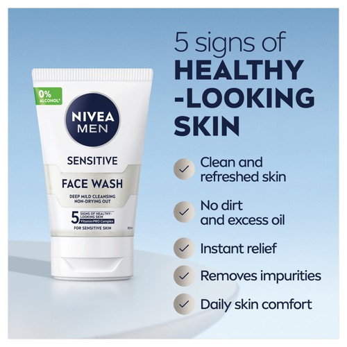 NIVEA MEN Sensitive Face Wash  thumbnail 3