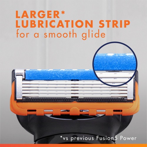 Gillette Fusion 5 Power Razors For Men 4 Refill Razor Blades thumbnail 3