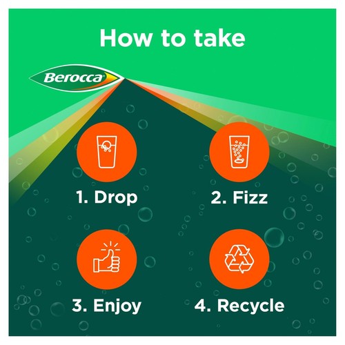Berocca Boost + Guarana Acerola Cherry 10 Effervescent Tablets thumbnail 4