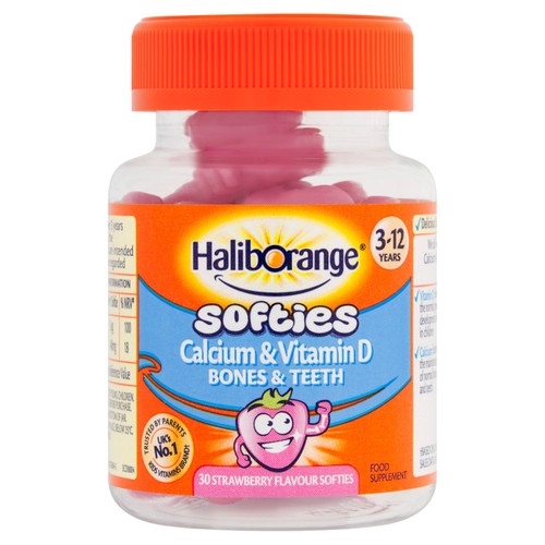 Haliborange Calcium & Vit D Softies 30's Strawberry