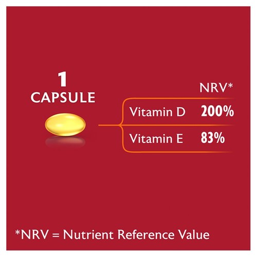 Seven Seas Cod Liver Oil High Strength Gelatine Free Omega-3 60 Caps thumbnail 4