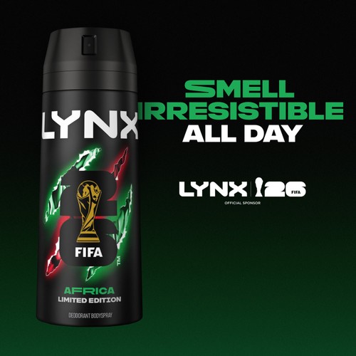 Lynx Africa Body Spray Deodorant Aerosol 150ml thumbnail 2