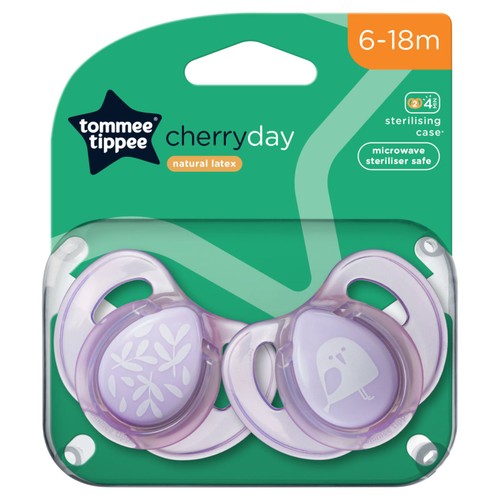  Tommee Tippee Decorated Cherry Soothers 6-18M thumbnail 3