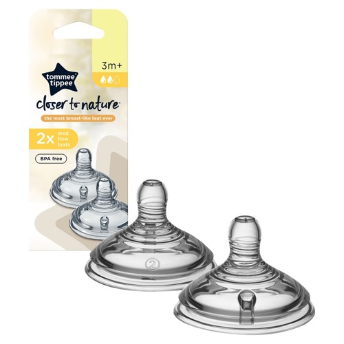 Tommee Tippee Closer To Nature Easivent Medium Flow Teats thumbnail 2