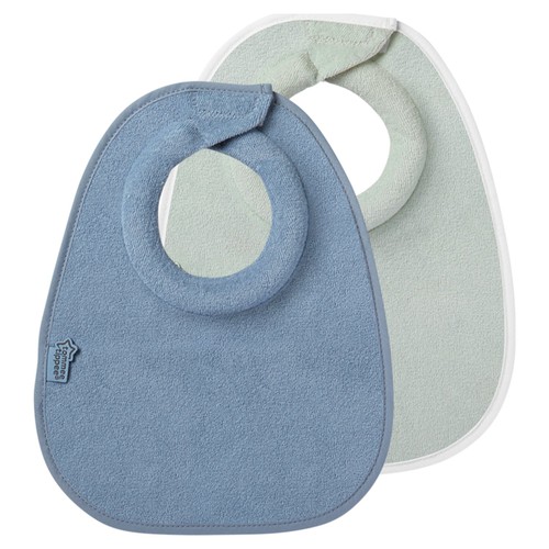  Tommee Tippee 2 Milk Feeding Bibs 0M+ thumbnail 2