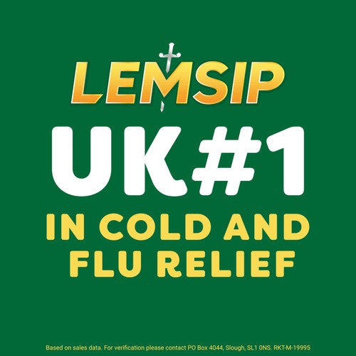 Lemsip Max Cold & Flu Blackcurrant Sachets thumbnail 3
