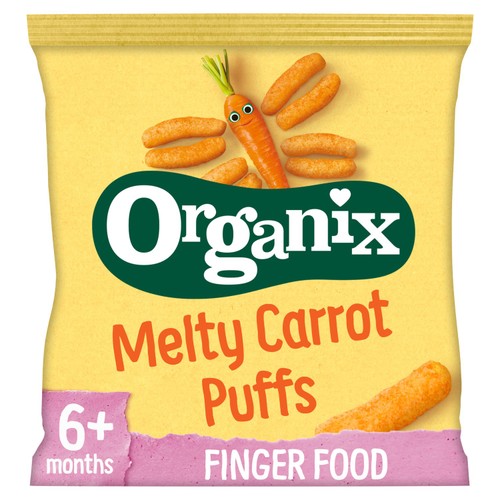 Organix Melty Carrot Puffs 6+ Months