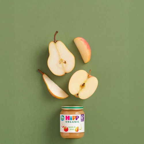 HiPP Organic Apple and Pear 100% Fruit Baby Food Jar 4+ Months 125g thumbnail 3