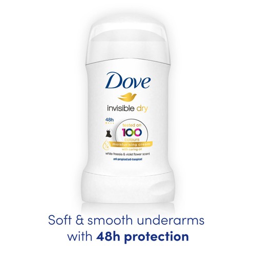 Dove Invisible Dry Antiperspirant Deodorant Stick 40ml thumbnail 2