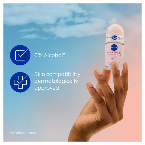 NIVEA Pearl & Beauty 72h Anti-Perspirant Deodorant Roll-On thumbnail 3