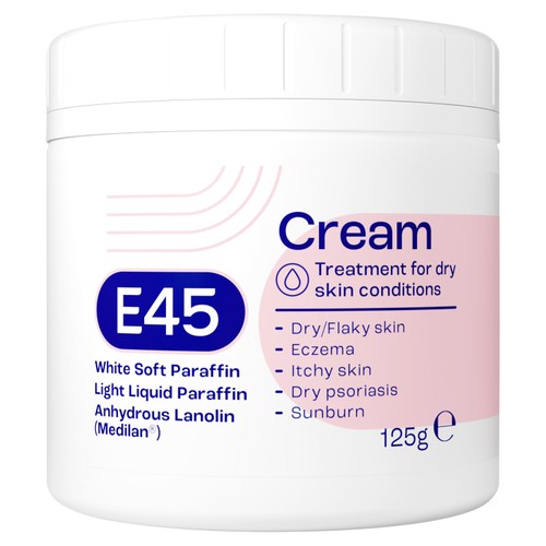 E45 Moisturiser Lotion, Body, Face And Hand Lotion For Very Dry Skin 125g