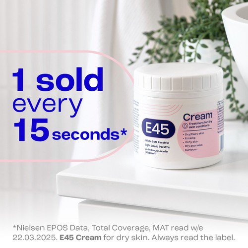 E45 Moisturiser Lotion, Body, Face And Hand Lotion For Very Dry Skin 125g thumbnail 5