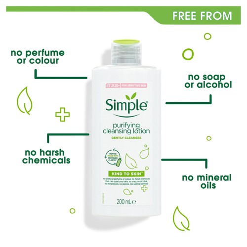 Simple Purifying Cleansing Lotion 200ml thumbnail 3