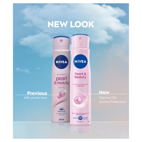 NIVEA Pearl & Beauty 72h Anti-Perspirant Deodorant Spray thumbnail 5