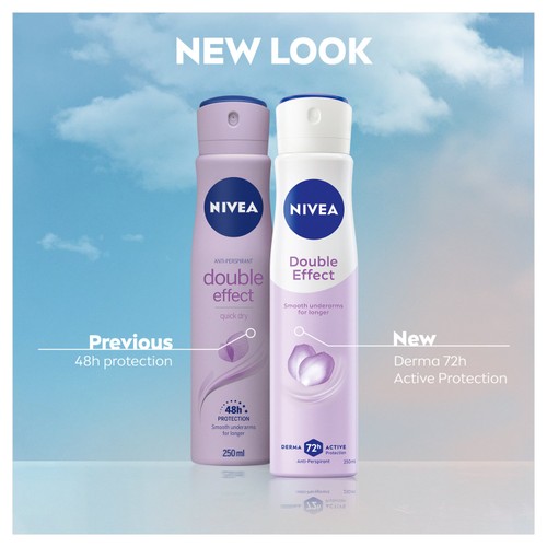 NIVEA Double Effect 72h Anti-Perspirant Deodorant Spray thumbnail 4
