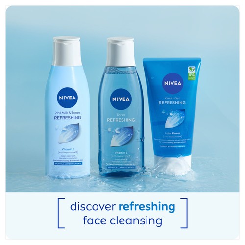 NIVEA 2-In-1 Cleanser & Toner for Normal & Combination Skin  thumbnail 2