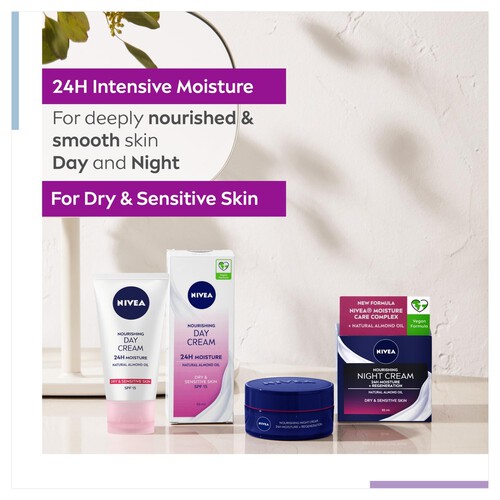 NIVEA Nourishing Day Cream for Dry and Sensitive Skin SPF15  thumbnail 5
