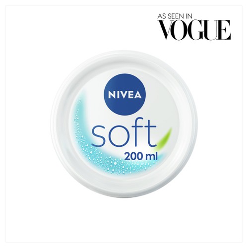 NIVEA Soft Moisturiser for Face Hands & Body 