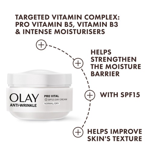 Olay Anti-Wrinkle Pro Vital Day Cream With SPF15 thumbnail 4