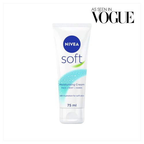 NIVEA Soft Moisturiser for Face Hands & Body