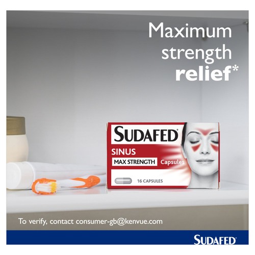 Sudafed Blocked Nose & Sinus Capsules thumbnail 3