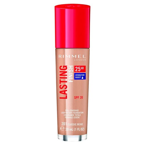 Rimmel London Lasting Finish 25HR Foundation 201 Classic Beige thumbnail 2