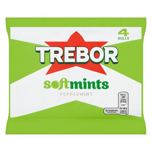 Trebor Softmints Peppermint Mints 4 Pack