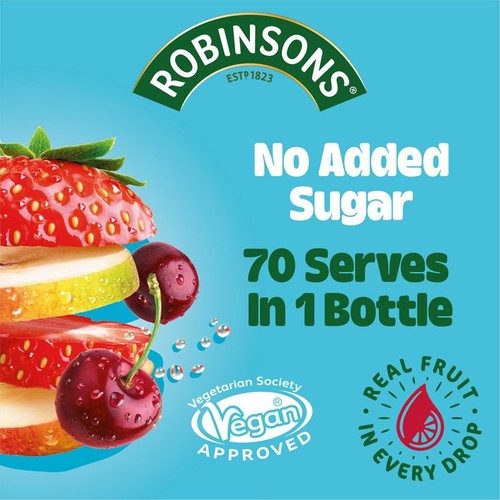 Robinsons Double Strength Summer Fruits Squash thumbnail 2