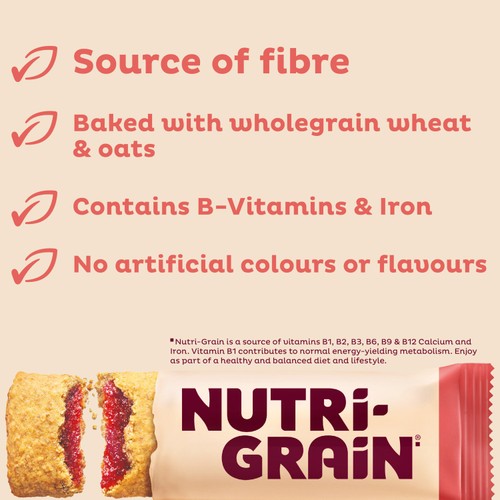 Kellogg's Nutri-Grain Strawberry Snack Bars thumbnail 2
