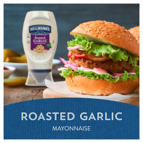 Hellmann's Garlic Squeezy Mayonnaise 250ml thumbnail 2