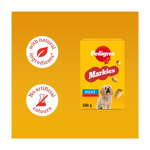 Pedigree Markies Mini Adult Dog Treats Marrowbone Biscuits  thumbnail 5