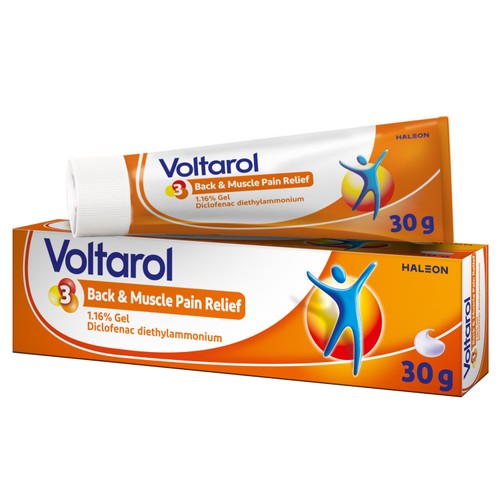 Voltarol Back & Muscle Pain Relief Gel 1.16% 30g