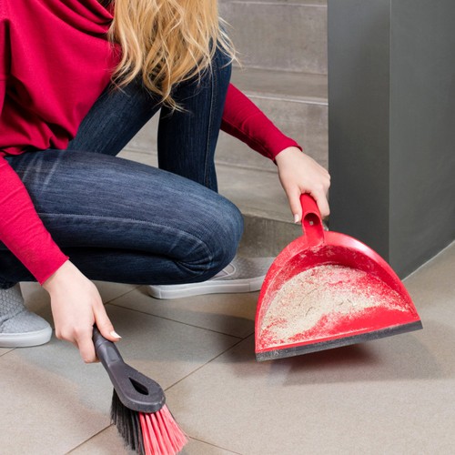 Vileda 2 in 1 Dustpan and Brush Set        thumbnail 2